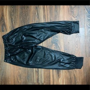 SOLD Pleather harem pants